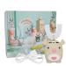 Electric Toothbrush Kids U-Shaped Whole Mouth Teeth Brush Moose Shaped Children Electric Sonic Toothbrush Intelligent Cleaning Toothbrush Oral Care Tool(Beige 2-6 Year Old)
