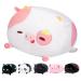 Mewaii 16'' Soft Strawberry Cow Plush Pillow Stuffed Animal Squishy Pillow - Fluffy Cuddle Plush Toy for Adults Girls and Boys for Kids Strawberry Cow 16in/40cm