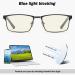EYECEDAR 5-Pack Reading Glasses for Men - Metal Frame Spring Hinges Computer Readers 2.50 - Stylish & Comfortable 5 Pairs Mixed Set - Buy Online on GoSupps.com
