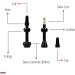 MBP 40mm Alloy Tubeless Bicycle Presta Valve Stems with 2 Grommet Types - Fits Most Rims - Buy Online on GoSupps.com