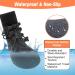 KOOLTAIL Anti-Slip Dog Boots 4 Pack - Waterproof Adjustable Dog Socks for Medium & Large Dogs - Durable Pet Paw Protector for Indoor/Outdoor - X-Large - Buy Online on GoSupps.com