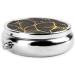 Buy Golden Leaf Round Pill Box | 3 Compartment Organizer | Portable Travel Pill Box for International Shipping - Buy Online on GoSupps.com