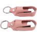 2pcs PU Leather Asthma Inhaler Holder Portable Asthma Inhaler Holder Case with Clip for Home Work or Travel (Pink) - Buy Online on GoSupps.com