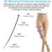 2 Pack of Compression Pantyhose 20-30mmHg for Women - Support Stockings for Swelling, Varicose Veins, Edema - Closed Toe, Gradient Compression - Size L Mix Large - Buy Online on GoSupps.com