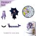 5 counts Wednesday Cake Toppers Cupcake Toppers Cake Decorations for Addams Theme Birthday Party Supplies - Buy Online on GoSupps.com