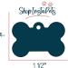 Personalized Double-Sided Pet ID Dog Tags - Peter Bone Shaped - Buy Online on GoSupps.com