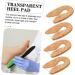 6 Pairs Reusable Transparent Silicone Heel Pads - Comfortable Heel Protectors for Women - Buy Online on GoSupps.com