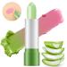1/2PCs Aloe Vera Lipstick - Long Lasting Moisturizing Lip Balm | Color Changing & Soothing Lip Care - Buy Online on GoSupps.com
