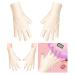 Vipomkowa Nail Machine Special Gloves For Nail Salon Baking Lamp Heat Insulation Sun Breathable Nail Leakage Gloves Nail Stand Holder A B - Buy Online on GoSupps.com
