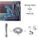 Enema Cleansing Kit with 59-Inch Shower Hose & Attachment - Handheld Bidet Douche Cleaning System for Home Use - Buy Online on GoSupps.com