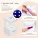 Modelones Nail Tips & Glue Gel Kit - 500 Pieces Mini UV Lamp Gel Nail Extension Set Transparent Color - Perfect Nail Art Gift - Buy Online on GoSupps.com