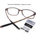 DOOViC Blue Light Filter Computer Reading Glasses TR259-C for Unisex | 9 Colors C5 Brown Tortoiseshell 1.75x Magnification - Buy Online on GoSupps.com