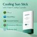 Rataplan Minari Calming Oil Control Sun Stick SPF 50+ PA++++ | Best Korean Sunscreen for Oily Skin - Matte Reef Safe & No White Cast - Buy Online on GoSupps.com