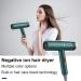 Premium Hair Dryer with Built-in Collagen Treatment Collagen-infused Blue Light Protection 800w High-power Negative Ion Household for Mute Quick Green US Plug US Plug Green - Buy Online on GoSupps.com