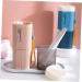 Plafope Travel Toothbrush Storage Box - 3-Piece Set with Toothpaste Holder & Travel Mug - Perfect for On-the-Go Oral Care - Buy Online on GoSupps.com