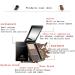 3-Color Eyebrow Set Palette | Professional Makeup Powder & Pencil for Defined Brows - Buy Online on GoSupps.com