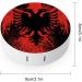 Albanian Flag Contact Lens Case Kit | Eye Care Holder with Mirror Tweezers & Solution Bottle - Perfect for Travel & Home - Buy Online on GoSupps.com