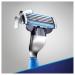 Buy Gillette Mach3 Start Razor for Men with AquaGrip Handle - Secure Hold Blue - 1 Pack - International Shipping Available - Buy Online on GoSupps.com