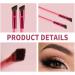 Multi Function Eyebrow Brush Set with Professional Concealer and Eyeliner Brushes - Small Brown 2pcs - Buy Online on GoSupps.com