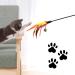 Besimple Set of 6 Feather Wands for Cats - Variable Colour - Coloured Feathers - for Cats and Kittens - Buy Online on GoSupps.com