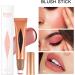 Silky & Long-Wearing Liquid Blush Stick for Mature Skin - Pink Blush & Highlighter (#02) - Buy Online on GoSupps.com
