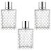Lurrose 3pcs 100ml Square Perfume Bottles Glass Empty Spray Bottle Atomizer for Perfume Liquid