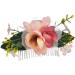 FRCOLOR 1PC Brides Hair Comb Hair Comb for Bride Hair Comb Clip Floral Hair Comb Bridal Headdress Hair Pin Wedding Hair Decoration Tiara Hair Fork Leaves Comb the flowers hair accessories - Buy Online on GoSupps.com