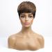 ALANHAIR Pixie Cut Human Hair Wig for Black Women | Glueless Short Hairstyle | Easy to Care for | Black Mix Brown Color - Buy Online on GoSupps.com