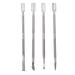 1 Set of 4 Removal Tool for UV Manicure Cuticle Cutter (4 Pieces Silver)