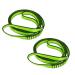 FOSER 18mm Nylon Climbing Sling Runner, 23KN Nylon Rope,Apply to Rock Climbing, Mountaineering, Hiking, Downhill, Emergency Equipment, etc Green(2pcs) 120cm/48inch