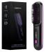 Numoya Portable Straightener Brush - GoBrush PRO Go Brush Pro Numoya Straightener Rechargeable & Cordless Mini Hair Straightener Comb (Black)