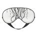 Jellyfish Pattern Print Eye Mask Adjustable Straps Blackout Eye Mask Women Men Sleeping Eye Mask Sleep Aid Masks