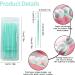Buy Double-Sided Dental Floss Picks - Disposable Toothpicks with Bristles (80 Count) - Portable & Ideal for International Shipping - Buy Online on GoSupps.com