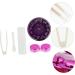 Lurrose Violet Contact Lens Container Kit - Travel Case & Organizer for Eyewear Accessories | Eye Care Box 7.5x3cm Purple - Buy Online on GoSupps.com