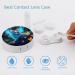 Blue Fox Contact Lens Travel Kit - Portable Cute Contact Box with Mirror for Outdoor Use - Buy Online on GoSupps.com
