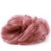 Silk-Co Hair Part with Rubber Band | Wavy Soft Bun Hair Extensions - Dark Pink Curls 35g for Thickening Messy Updos - Buy Online on GoSupps.com