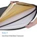 24inch 5-in-1 Portable Reflector for Studio & Outdoor Photography with Bag - Translucent, Silver, Gold, White, Black - Buy Online on GoSupps.com