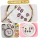STOBAZA 6pcs Simulation Chocolate Egg Noodles Food 3d Pvc Black 3.9X2.8X1.8CM - Buy Online on GoSupps.com