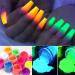 12 Color Fluorescent Nail Pigment Powder Set for Stunning Nail Art Designs - Buy Online on GoSupps.com