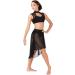 Body Wrappers Open Back Tank Dance Bra Top - Black, Size Small | BWP9028BLKS - Buy Online on GoSupps.com