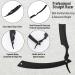 Professional Straight Razor with Leather Strop - Premium Stainless Steel Shaver for Men's Home & Salon Grooming | TXD-148 - Buy Online on GoSupps.com