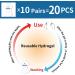 Durable (20PCS) Omron TENS Unit Replacement Pads - Reusable, 10 Pairs by HEDIGON - Buy Online on GoSupps.com