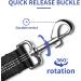Adjustable Dog Car Seat Belt Harness Pet Safety Belt with Elastic Strap Dog Car Harness for Travel Black 20in-29in long - Buy Online on GoSupps.com