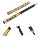 FOYTOKI 4 Pcs Double Head Eyebrow Pencil Long Lasting Eyebrow Pencil Eyebrow Powder Pencil Uk) Black - Buy Online on GoSupps.com