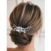 Catery Bride Wedding Rhinestones Hair Comb - Bridal Hair Jewelry for Women - Crystal Headpiece Side Comb - Wedding Hair Accessories - Buy Online on GoSupps.com