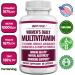 Women's Multivitamin with 37 Essential Vitamins & Minerals - Hair, Skin, Nails, Energy, and Immune Support - 60 Capsules - Buy Online on GoSupps.com