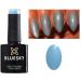 Bluesky Nail Gel Polish Blue Light Blue Shimmer Azure Wish Turquoise Blue 80549 UV LED Soak Off 10ml