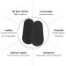 MWoot Soft Foam Nose Pads - 96 Pairs Self-Adhesive Slip-Proof Glasses & Sunglasses Pads - Thin Black Comfort - Buy Online on GoSupps.com