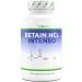 Betain HCL - 240 capsules with 695 mg - Premium: with pepsin & bitter substances made of enzian - full spectrum enzyme capsules - high -dose - laboratory test
