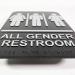 Braille Bump Texture Restroom Signs - ABS Material Easy Installation Silver - Ideal for Parks & Accessibility - Buy Online on GoSupps.com